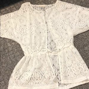 White Michael Kors Coverup